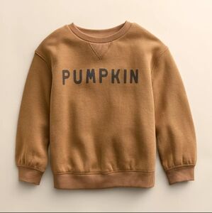 NWT "Pumpkin" Graphic Brown Sweatshirt